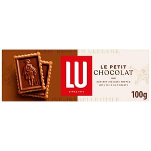 Lu Le Petit Chocolat Chocolate Topped Biscuits