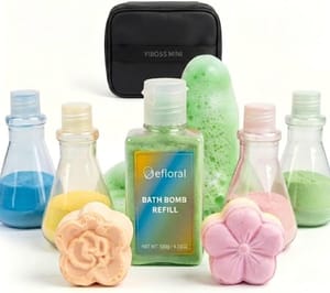 Efloral Bath Bomb Science Kit for Kids, 7-Pack