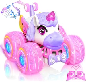 JOYSINTOY Remote Control Car for Girls, Unicorn Gift, 3+
