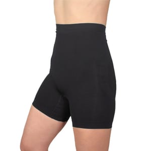 URSA Shorties Form-Fitting Shapewear for Women, Black, Medium