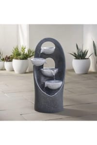 Muti-Tier Solar Powered Cascading Garden Water Fountain