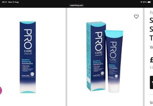Superdrug Pro Care Sensitive Whitening Toothpaste