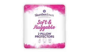 Slumberdown Soft and Huggable Pillow Protector Pair272/8500