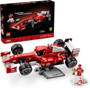 LEGO Icons Ferrari F2004 F1 Car Kit with Schumacher Minifigure