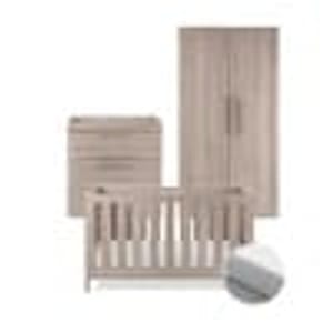 Silver Cross Bromley Oak Nursery Room Set with Mattress