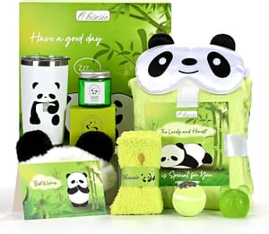 Panda Gift Set for Women: Blankets and Mugs