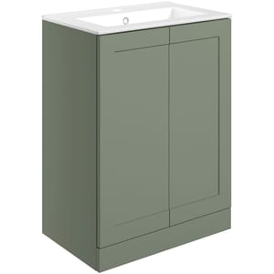 Bathstore Byron 2 Door Reed Shaker Floor Standing Basin Unit 615mm