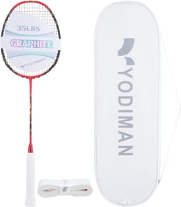 DEAL STACK - YODIMAN Pro Ultra-Lightweight Badminton Racket, M55J Carbon Frame