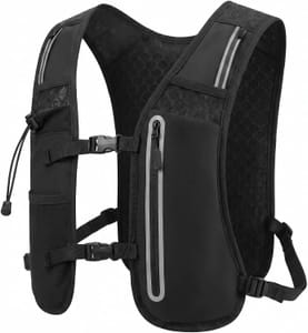Water Resistant Hydration Pack for Running with Side Pockets