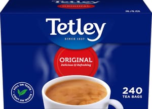 Tetley Black Tea Bags 240g (£3.79/£3.39 S&S)