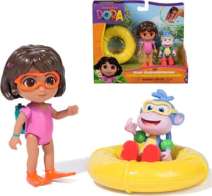 Dora Splash-Splash Adventure Pack with Boots Bath Toys