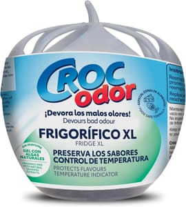 6 X 140g Croc'Odor XL Fridge Deodoriser, Fresh