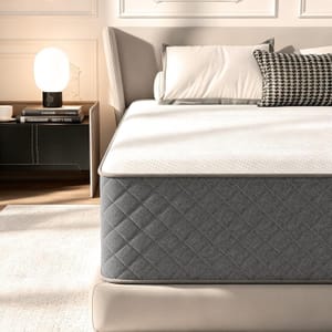MOLPHIT 12 Inch Small Double Hybrid Mattress, 7-Zone Memory Foam