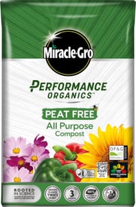 Miracle-Gro Performance Organics All-Purpose Peat-Free Compost 40L