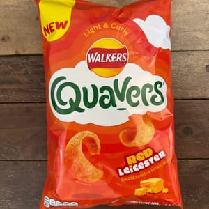 3x Walkers Quavers Red Leicester Crisps Big Share Bags (3x116g)