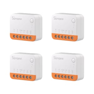 SONOFF MINIR4 Wi-Fi Smart Switch, 10A 2400W, 4-Pack