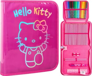 Hello Kitty Sanrio Pencil Case Set Pink