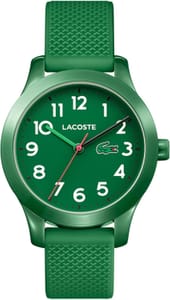 Lacoste Analogue Quartz Kids Watch with Green Silicone Bracelet