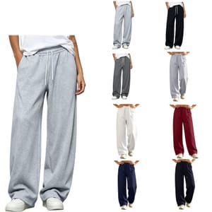 Women's Straight-Leg Sweatpants with Pocket