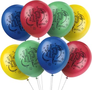 Harry Potter Latex Balloons, 30 Cm, Multicolour, Pack of 8