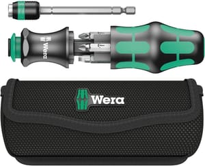 Wera Kraftform 20 Compact Tool Set, 7 Pcs, SL/PH/PZ, Pouch