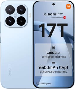 Xiaomi 17T Smartphone 12GB RAM 256GB Blue 6.59" 120Hz