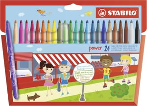 STABILO Power - Medium Fibre-Tip Pen 24 Pack