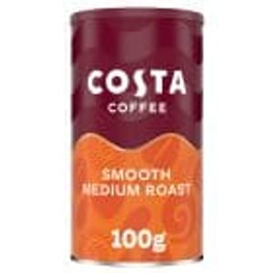 Costa Instant Smooth Medium Roast Coffee100g