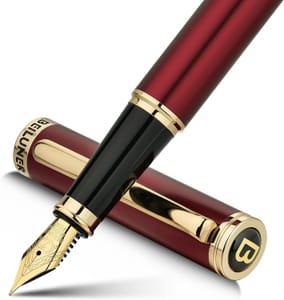 BEILUNER Luxury Fountain Pen, Stunning Piano Lacquer Finish