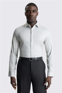 Slim Fit Sage Dobby Stretch Shirt-13.5, 14 and 14.5 Only