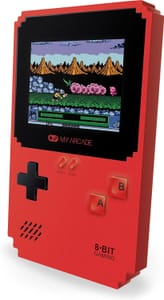 My Arcade Data East Pixel Classic Portable Game System, Red