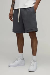 Baggy Fit Exposed Seam Loopback Short