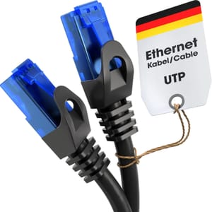 KabelDirekt Ethernet Cable 5 Gbps 25 M Black
