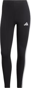 Adidas Women's Essentials 3-Stripes Cotton Leggings, Black/White, S