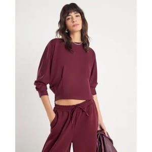 Red Premium Batwing Sweatshirt