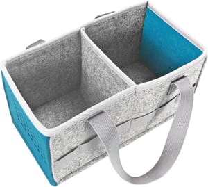 Blue Felt Toniebox Carrying Bag with Handle and Tonies