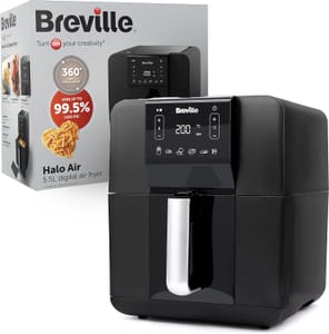 Breville Halo Air Fryer Oven, 5.5 L, 1700W, Black