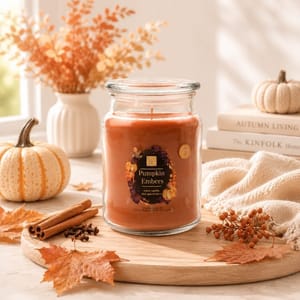Wickford & Co Scented Candle 18oz - Pumpkin Embers Wickford & Co