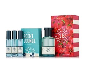 Shay & Blue Eau De Parfum 100ml with 3 Piece Scent Lounge, Fruity or Floral