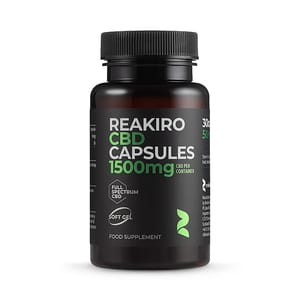 Reakiro CBD Gel 50mg 30 Capsules