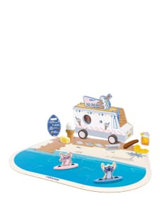 Disney Stitch Beach Shack Transforming Vehicle Playset