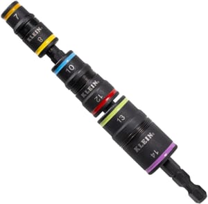Klein Tools 32933M 6-in-1 Magnetic Flip Socket Set
