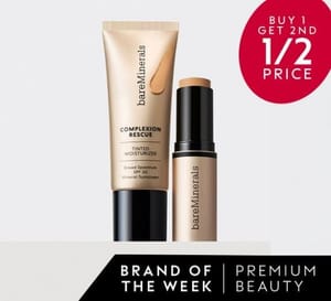 Buy 1 Get 2nd 1/2 Price on Selected bareMinerals