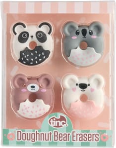 Doughnut Bear Erasers Collection for Kids