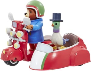Rainbow Designs Paddington Bear Playset: Bike, Sidecar, Movable Wheels
