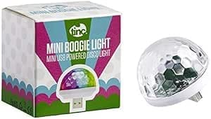 Tinc Mini USB Boogie Light, Micro USB Adaptor Included, Music-Responsive