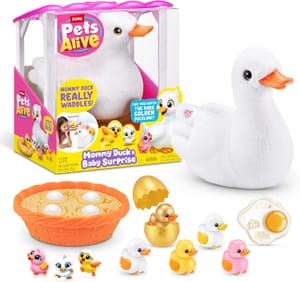 Pets Alive Easter Mommy Duck and Baby Hatching Toy