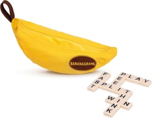 Bananagrams Word Game for Ages 7+ 2-6 Players 15 Min