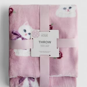 Super Soft Cat Pattern Throw