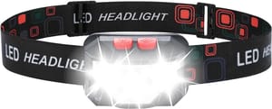 GRIFEMA Rechargeable LED Head Torch with Motion Sensor